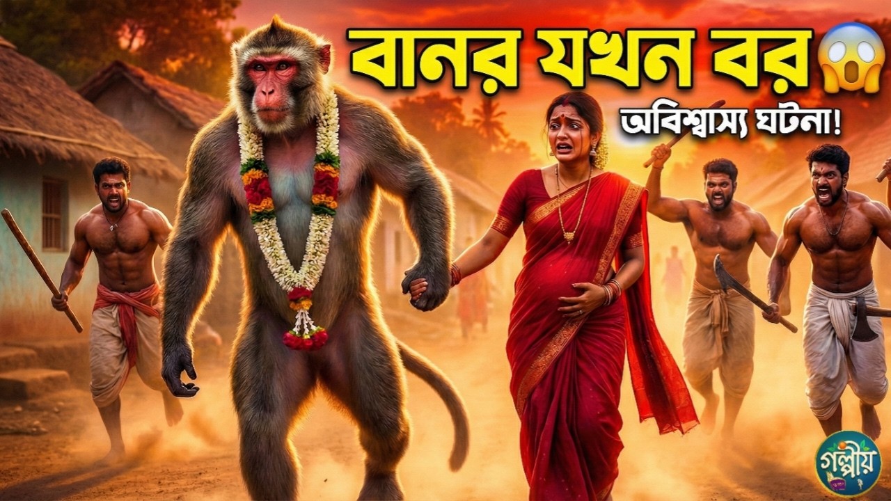 বানর সুন্দরী মেয়েকে বিয়ে করার পর গ্রামবাসী হয়ে গেলো বানরের শত্রু - অবিশ্বাস্য ঘটনা! 😱