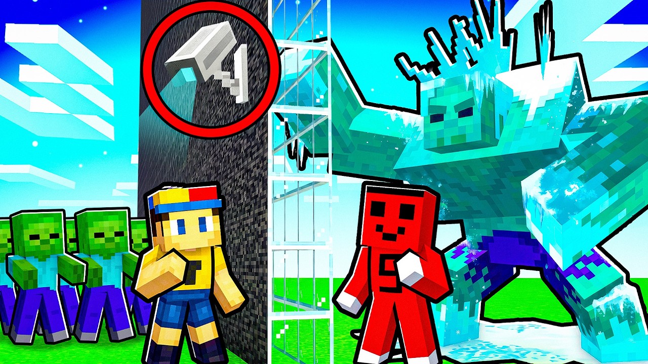 Arkadaşımı Mob Savaşında GİZLİ KAMERA ile Trolledim !! - Minecraft