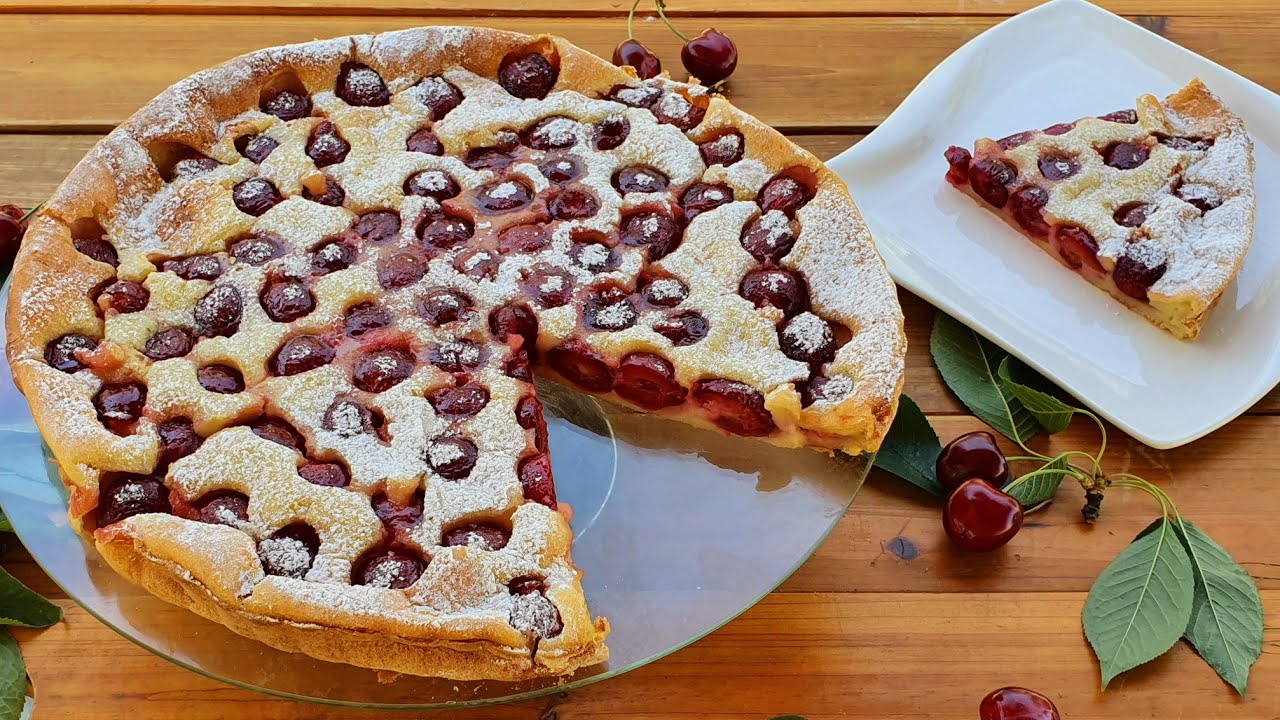 Очень Простой и Вкусный Пирог с Черешней | Çox Dadlı və Asan Gilaslı Piroq Resepti