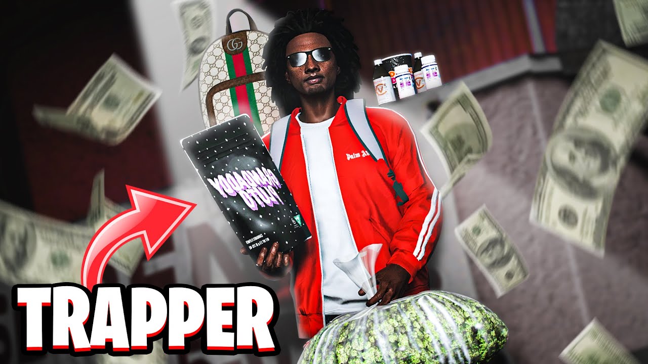 I Spent 24 HOURS TRAPPING in GTA 5 RP! (New Leaf RP)