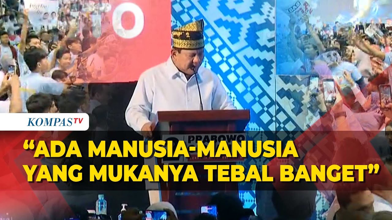 [FULL] Pidato Prabowo di Riau: Sindir Ada Manusia Muka Tebal Hingga Jawab Soal Tanah