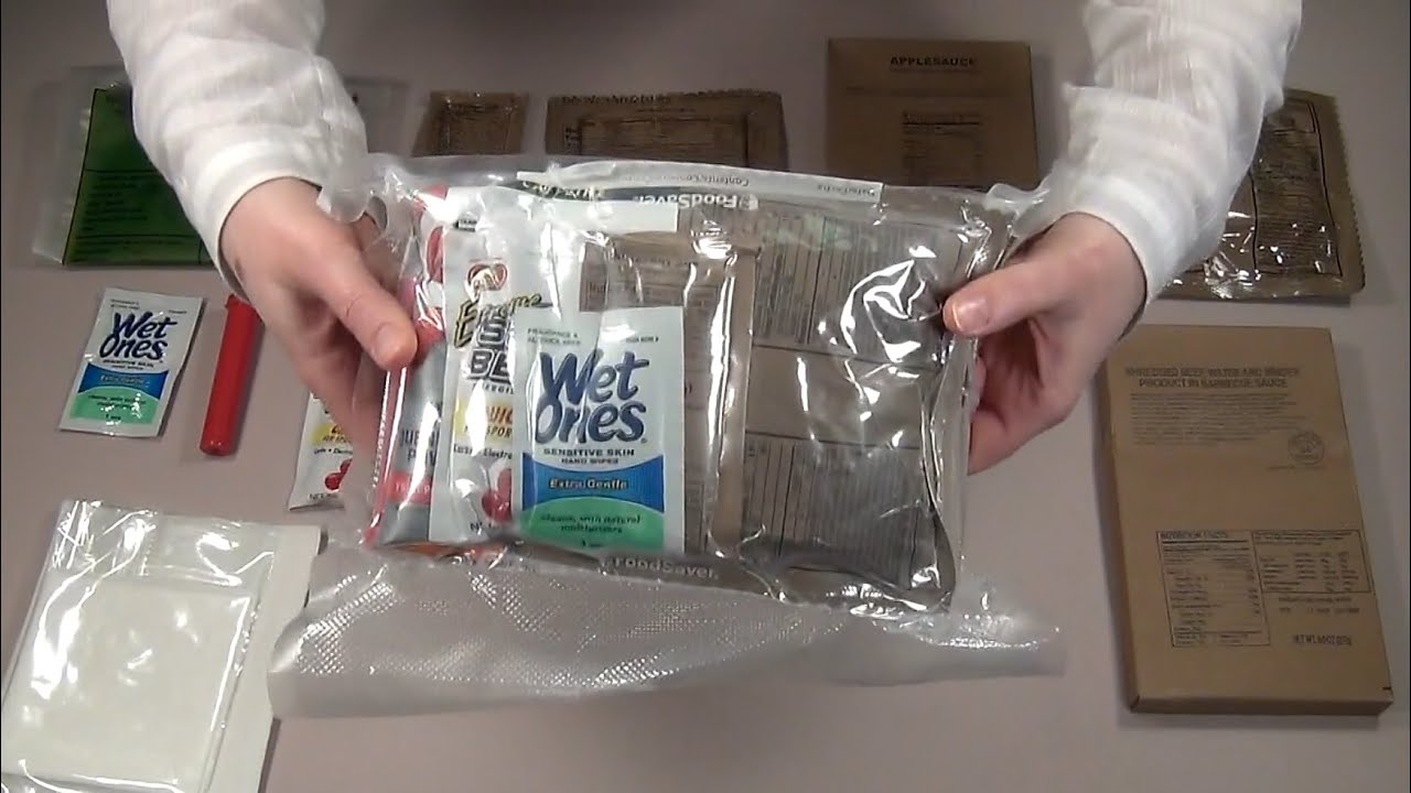 Assemble Your Own MREs (Meals-Ready-To-Eat)