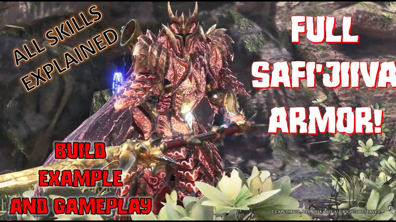 Safi'jiiva Full Armor Review, Skill Overview, and Set Example | MHW: ICEBORNE [サフィジーバ]