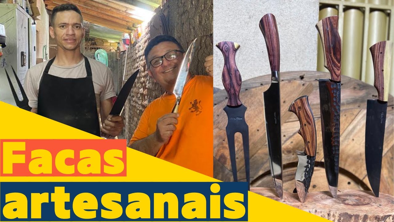 FACAS ARTESANAIS - GÊNIO DA CUTELARIA DESCOBRE DOM NA PANDEMIA