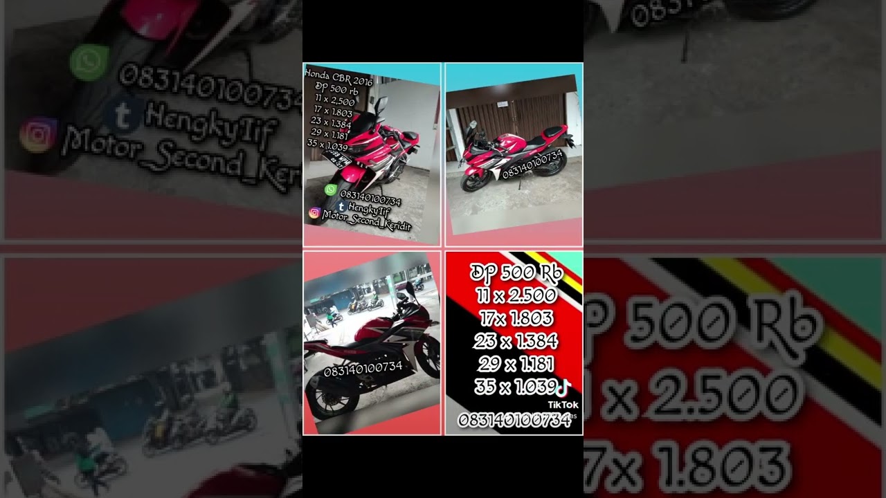 motor bekas cash and credit