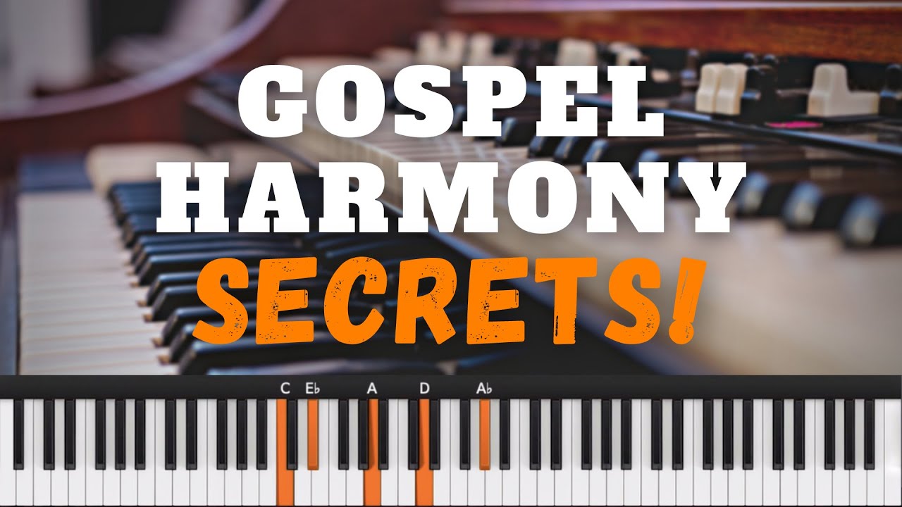 How To Add Gospel Piano Harmony To Hymns | Draw Me Nearer Tutorial