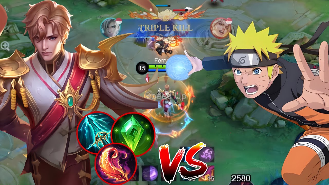 AAMON VS NARUTO! AAMON DENGAN SKYPIERCER! DAMAGENYA LEBIH SAKIT! BUILD AAMON TERSAKIT 2026 - MLBB