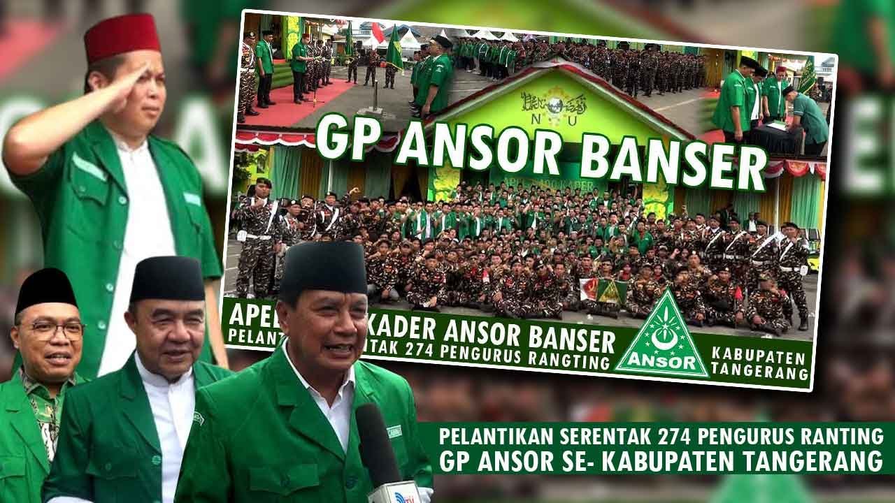 INDOTV | Serentak...!!! Detik - Detik Pelantikan 274 Pengurus Ranting GP Ansor Kabupaten Tangerang