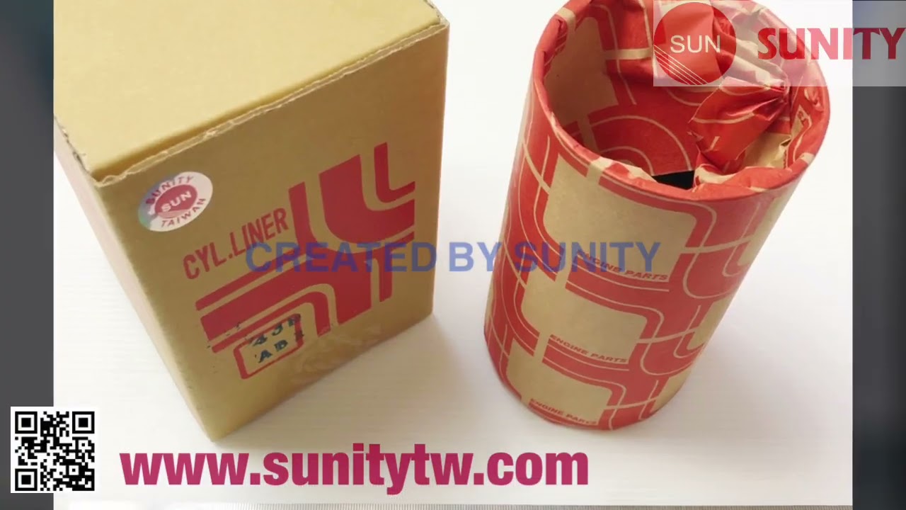 TAIWAN SUNITY -  LINER, SLEEVE 4JH OEM 129472-01100 for Yanmar 4JH MARINE DIESEL ENGINE SPARE PARTS