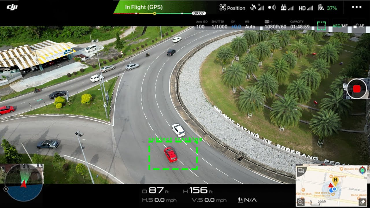 Dji Mini 3 Pro Ikut Kereta Dari Rumah Ke Pejabat (Active Tracking Hebat!)