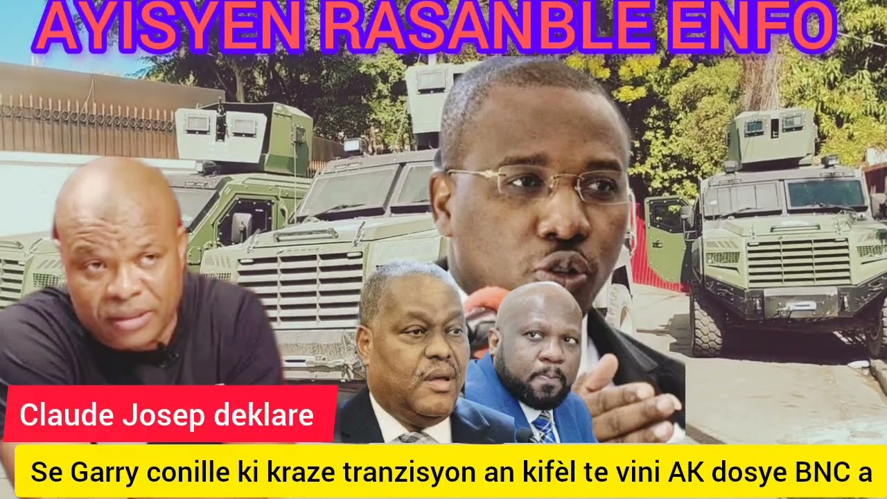 7 février 2026 Garry conille pat gen matirite politik Li kraze tranzisyon an!dosye BNC Claude Josep 