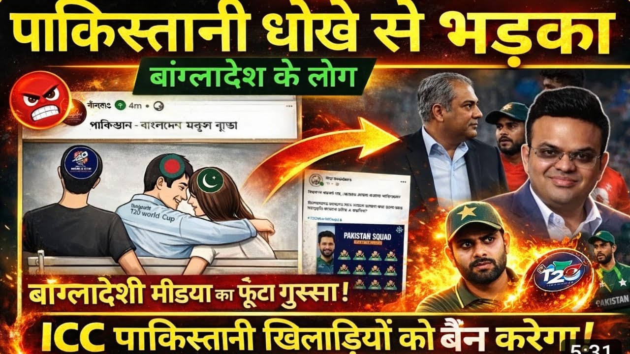 ICC Shocks Bangladesh, Pakistan Backs Out  T20 World Cup 2026 Controversy Explained! #circketnews