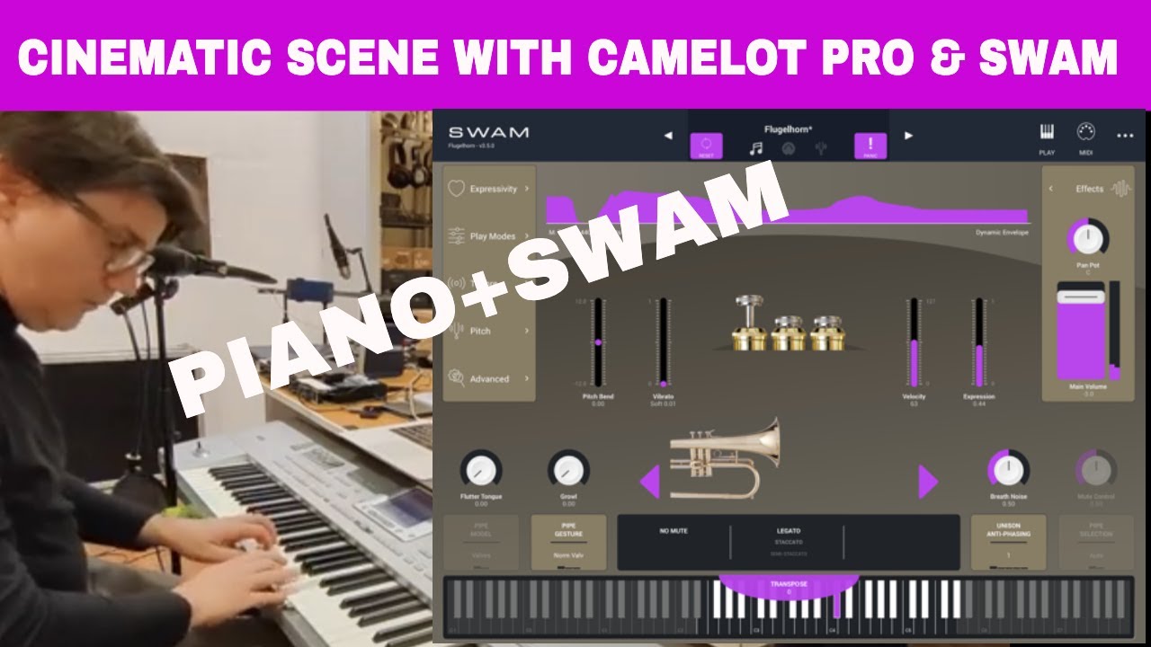 How To Make The Perfect Cinematic Piano Scene With Camelot Pro | SWAM instruments Audio Modeling