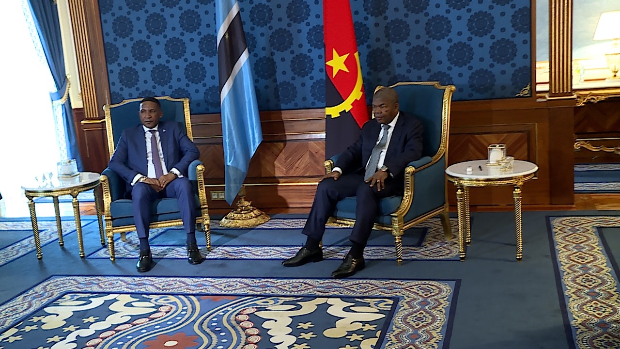 Chefe de Estado e homólogo do Botswana analisam cooperação bilateral