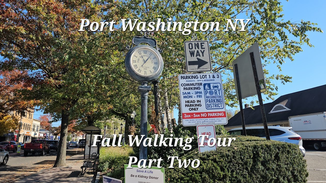 Port Washington, New York | Fall Walking Tour | Main Street | Part Two