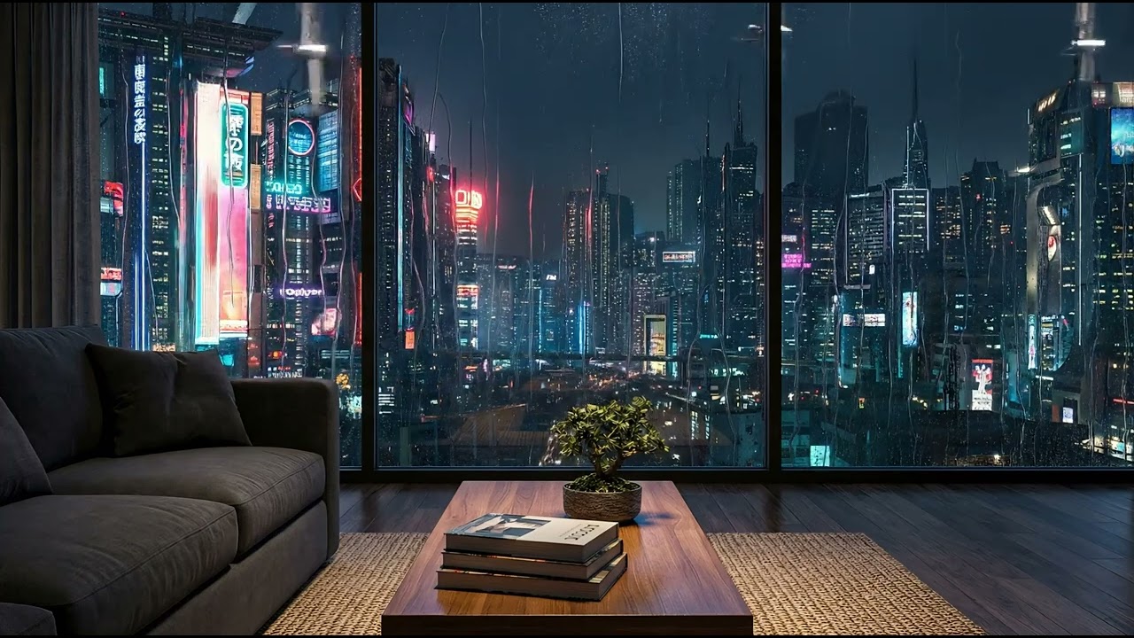 Deep Chill - Futuristic City Sky Line