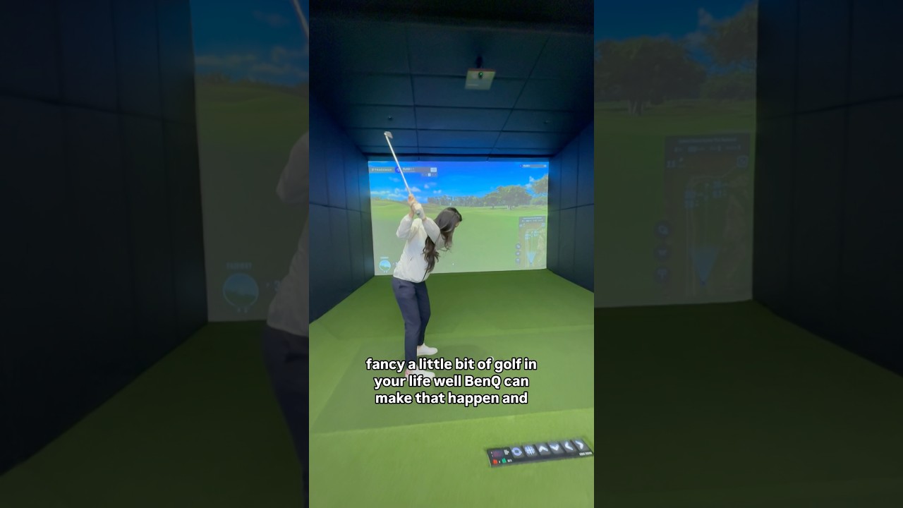 BenQ Ace Series Golf Simulator Projectors are made for a very niche purpose #golfsimulator