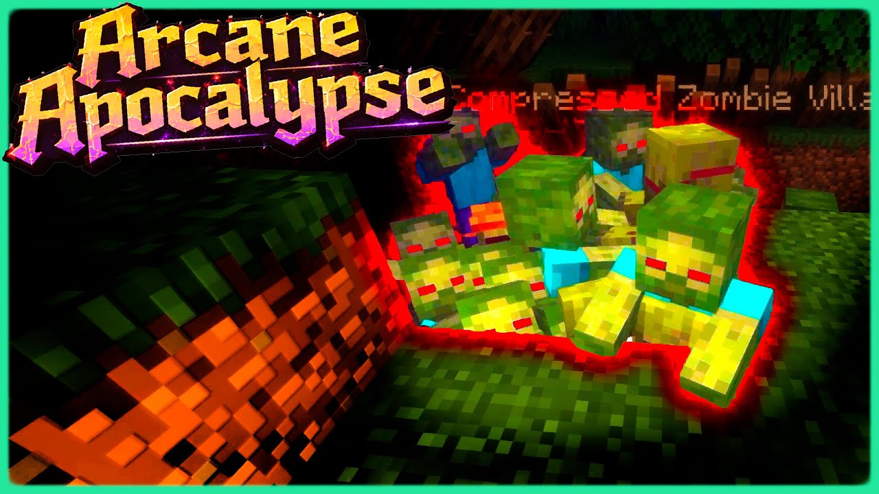 Первая орда, и она огромная! | Модпак Cursed Walking для Minecraft
