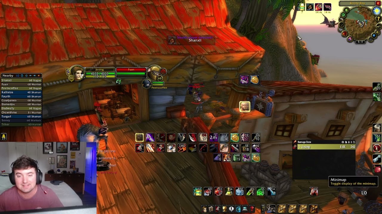 Rogue Stealing World Buffs in Booty Bay