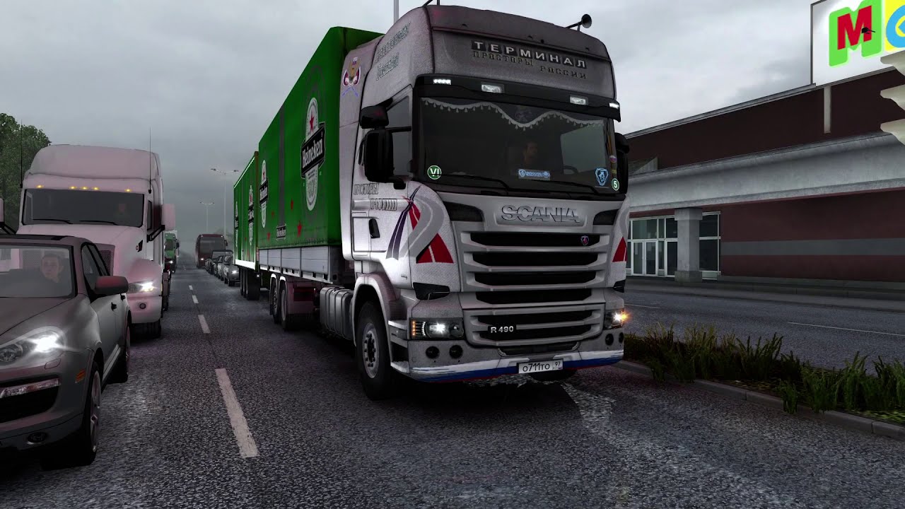 ETS 2 RusMap Map version 2.2.1 - Heineken Tandem