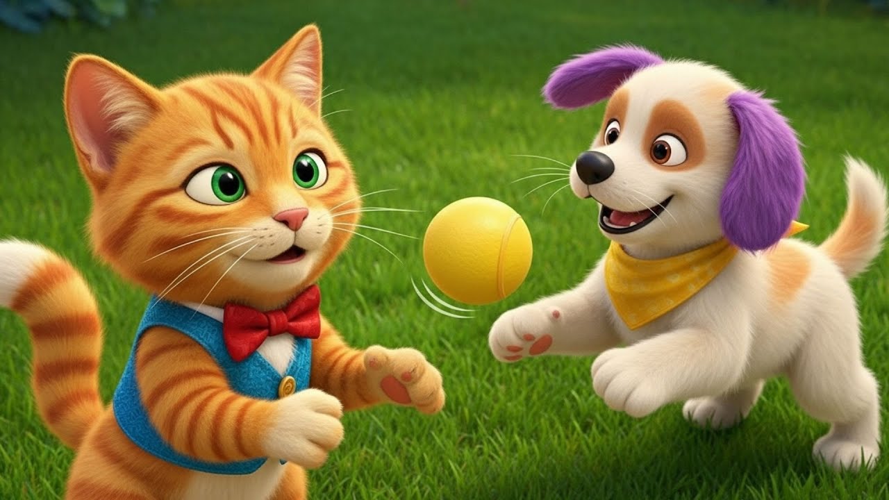 Cat Was Mean to Dog! 💔 A Lesson About Angry Words | Sad Story | SunnySmiles Kids