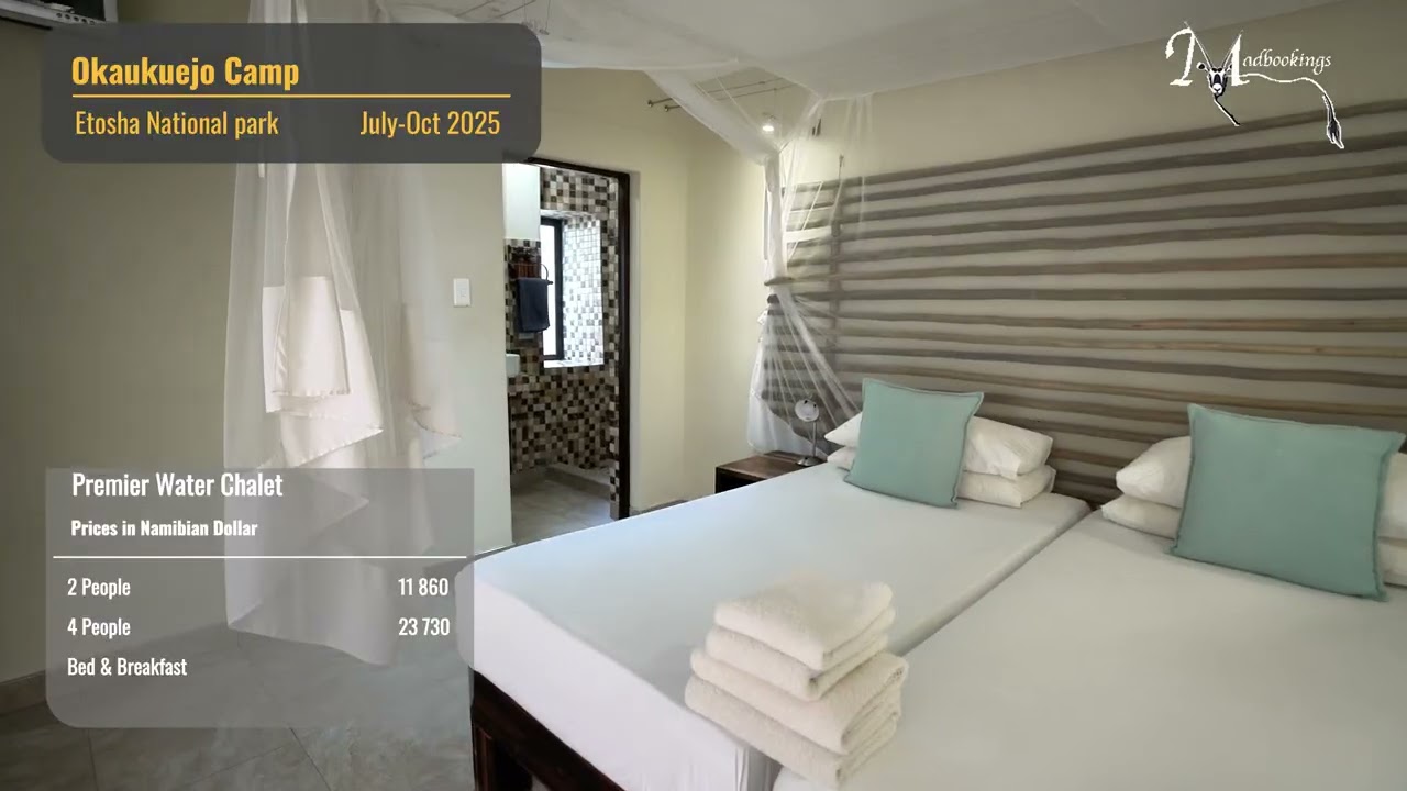 Okaukuejo Camp, Etosha National Park , July to October 2025 Accommodation Prices