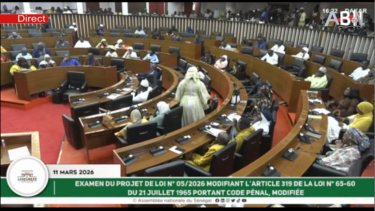 direct assemblai national vote de lois sur l'homosexualité au sénégal