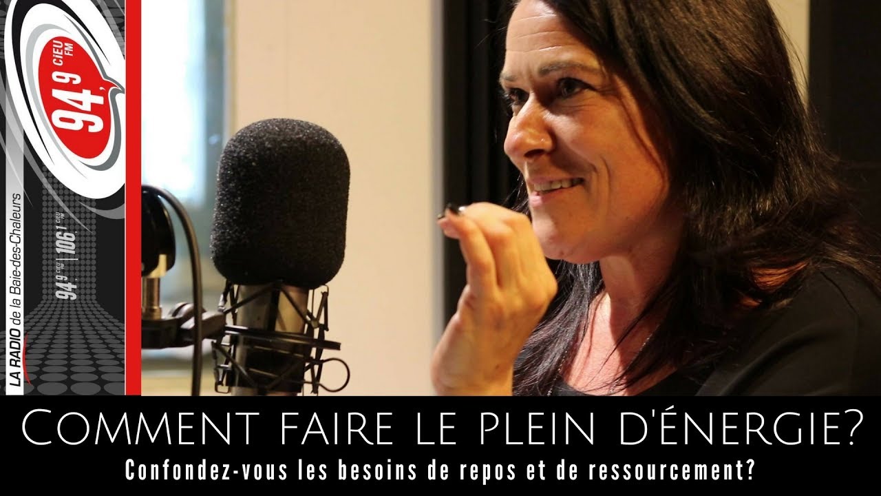 Comment faire le plein d'énergie?