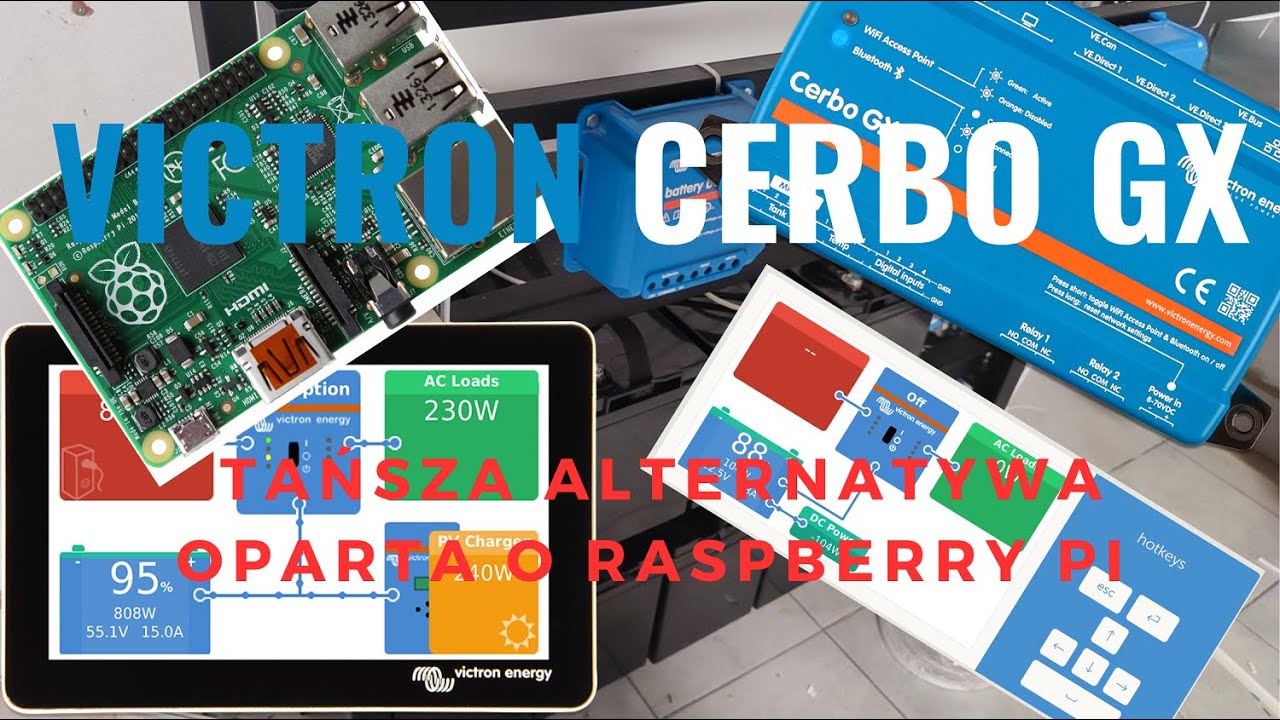 Pierwszy Polski film o Victron Venus OS na Raspberry Pi tańsza alternatywa dla #victron cerbo gx