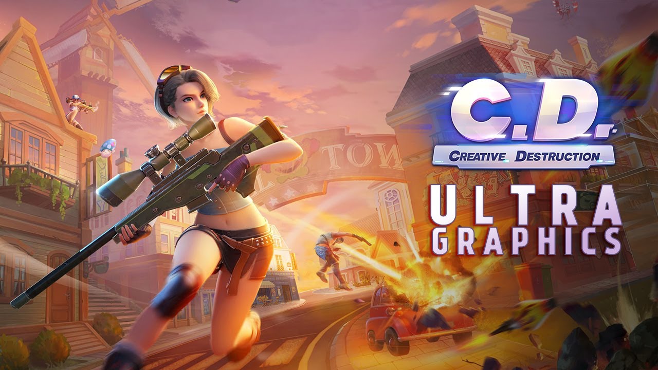 Creative Destruction (iOS / Android) - соло геймплей, максимальная графика