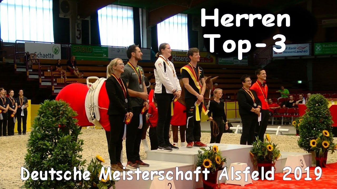 Deutsche Meisterschaft Voltigieren Alsfeld 2019 - Herren Top 3