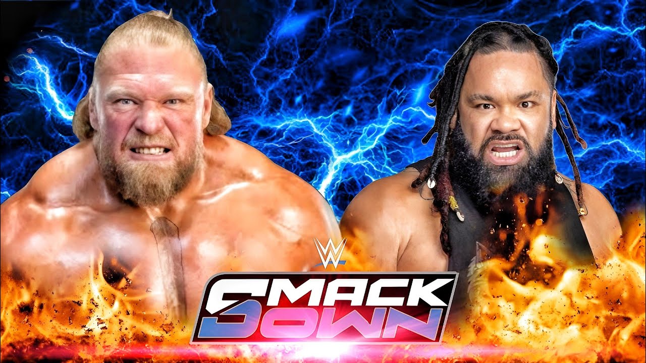 Brock Lesnar vs Jacob Fatu FULL MATCH WWE SMACKDOWN 2K25 - Samoan Werewolf vs Beast Incarnate