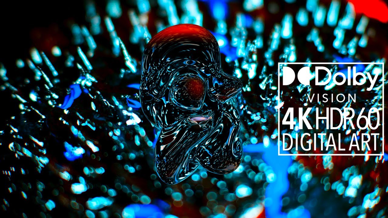 4K HDR Digital Art｜Ferrofluid 3｜4K Dolby Vision