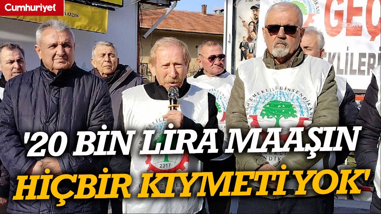 Tüm Emekliler Sendikası’ndan Soma’da zam tepkisi: '20 bin lira maaşın hiçbir kıymeti yok'