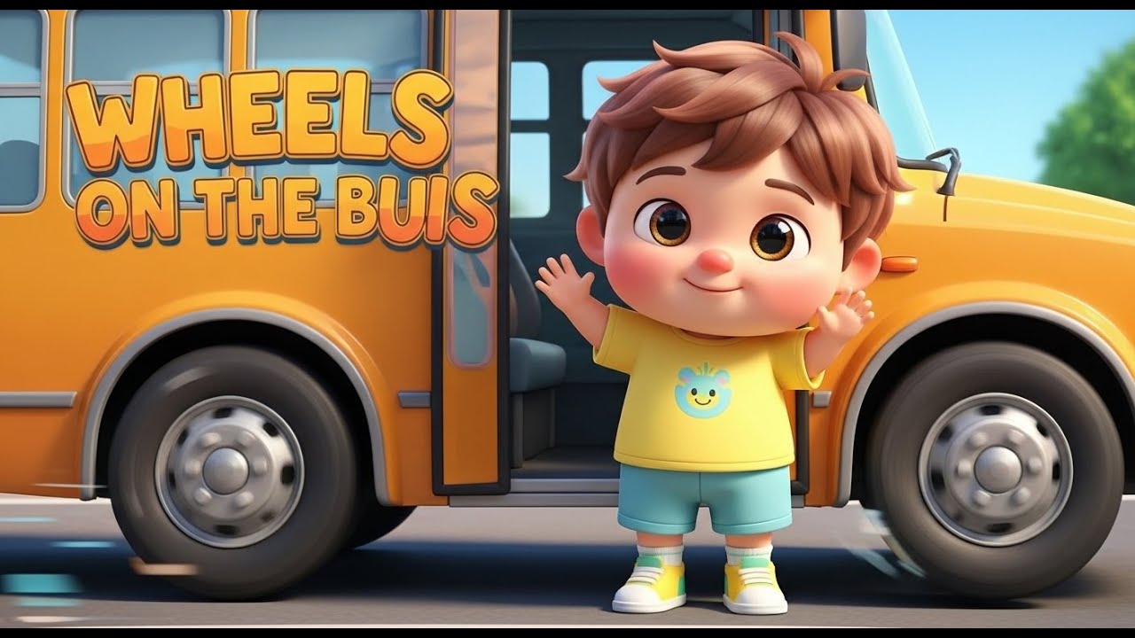 The Wheels on the Bus – Nursery Rhyme, Kids Movement Song, and Fun Transportation Play