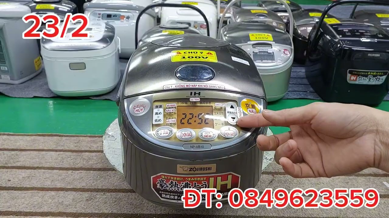Nồi cơm Nhật nội địa. Ngày 23/2/2026