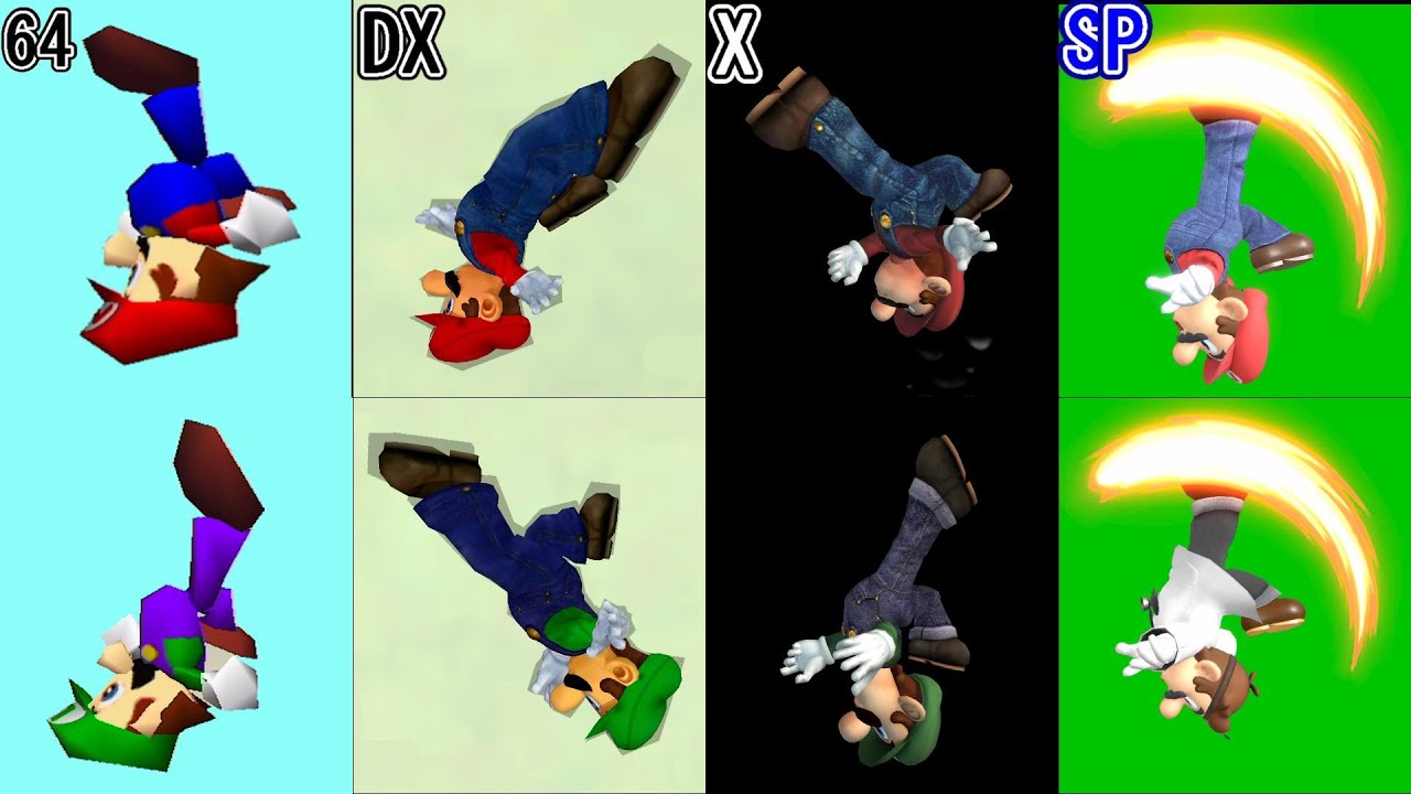 エアスラの強さの変化を追ってみた(マリルイDr空上)【スマブラ64～SP】