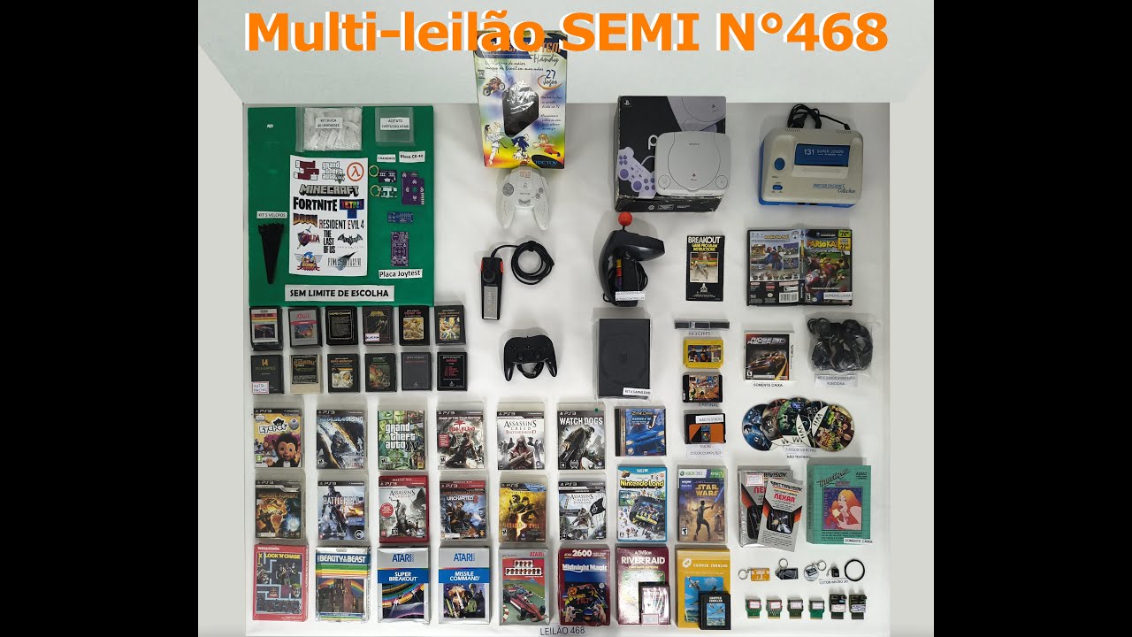 Multi-Leilão Nº 468: Diferente, Divertido e Barato! Descubra o Leilão Coletivo! Leia Descrição ...