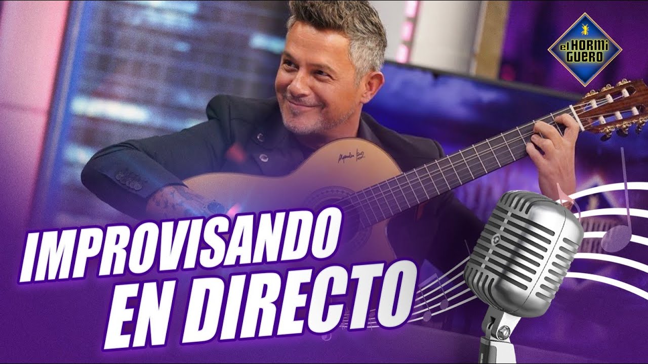 Alejandro Sanz improvisa con la guitarra - El Hormiguero