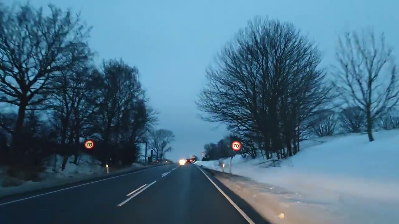 Driving in my car from Stensved to Vordingborg in Denmark. 4K 2160p. 05/02-2026