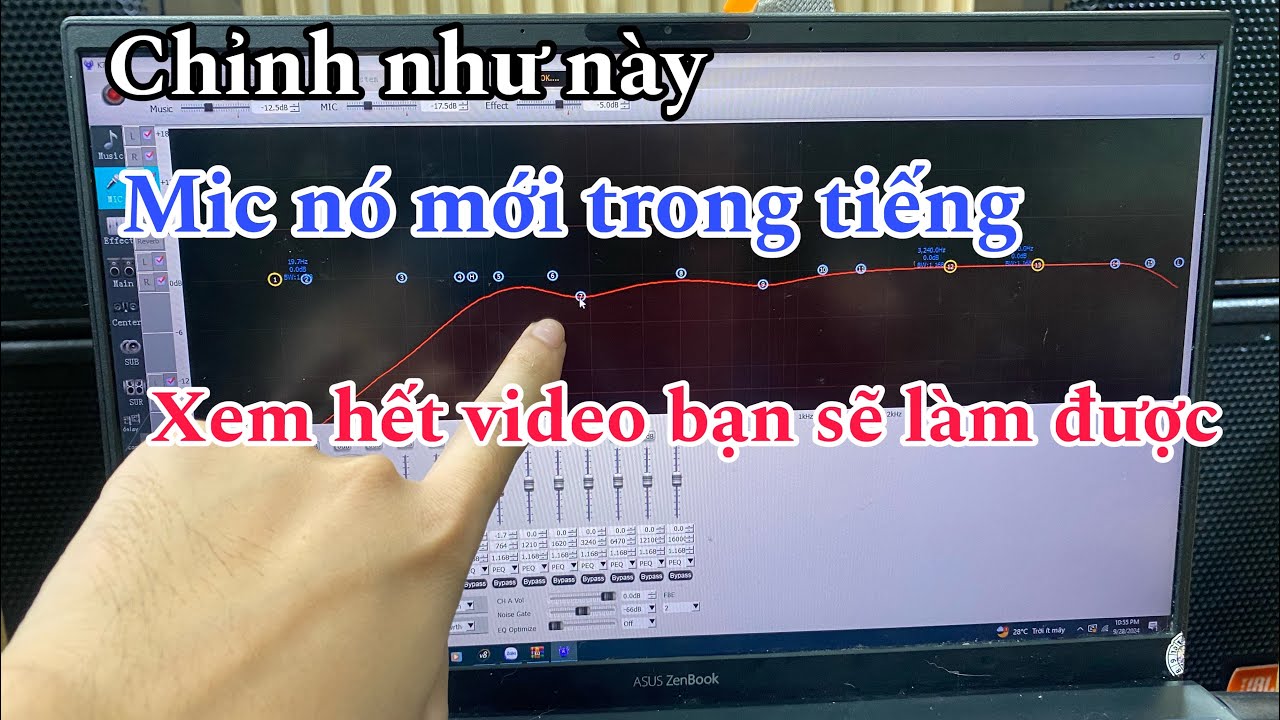 Làm thế nào để có được 1 tiếng míc trong trẻo.sắc nét, không bị ồm ?