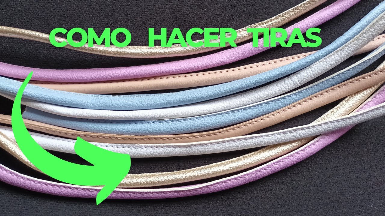 Como hacer tiras para sandalias