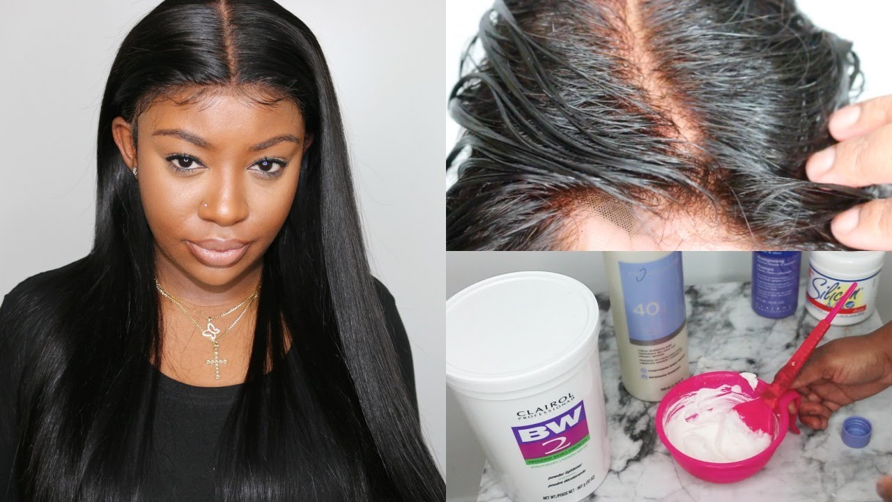 How To Bleach Knots on 360 Lace Wig |  NO OVER BLEACHING! | Gossip Hair