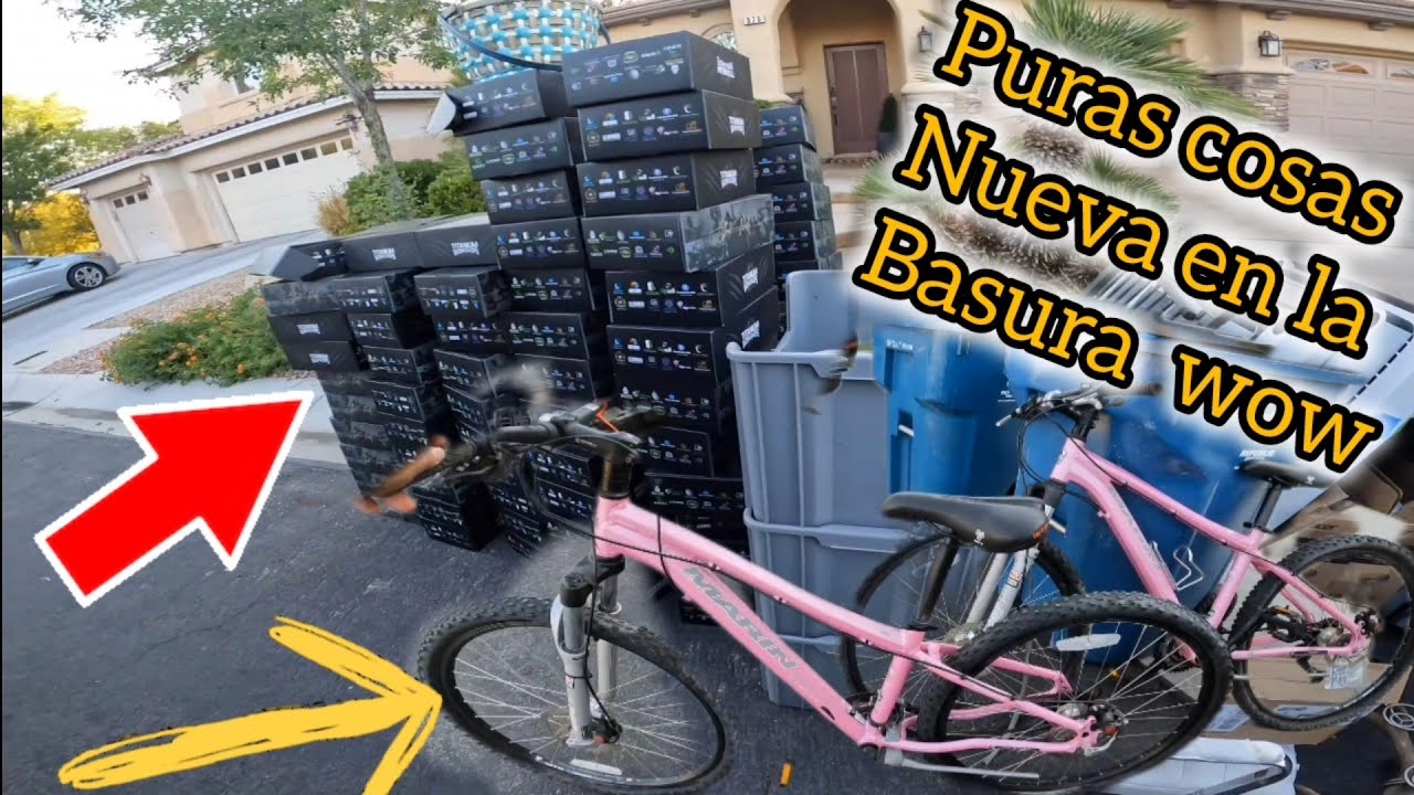 Cosas que tiran los millonarios en usa 🇺🇸  CAJAS LLENAS DE COSAS NUEVAS EN LA BASURA