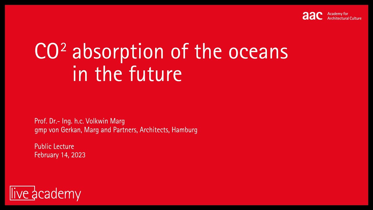 Prof. Volkwin Marg: CO2 absorption of the oceans in the future