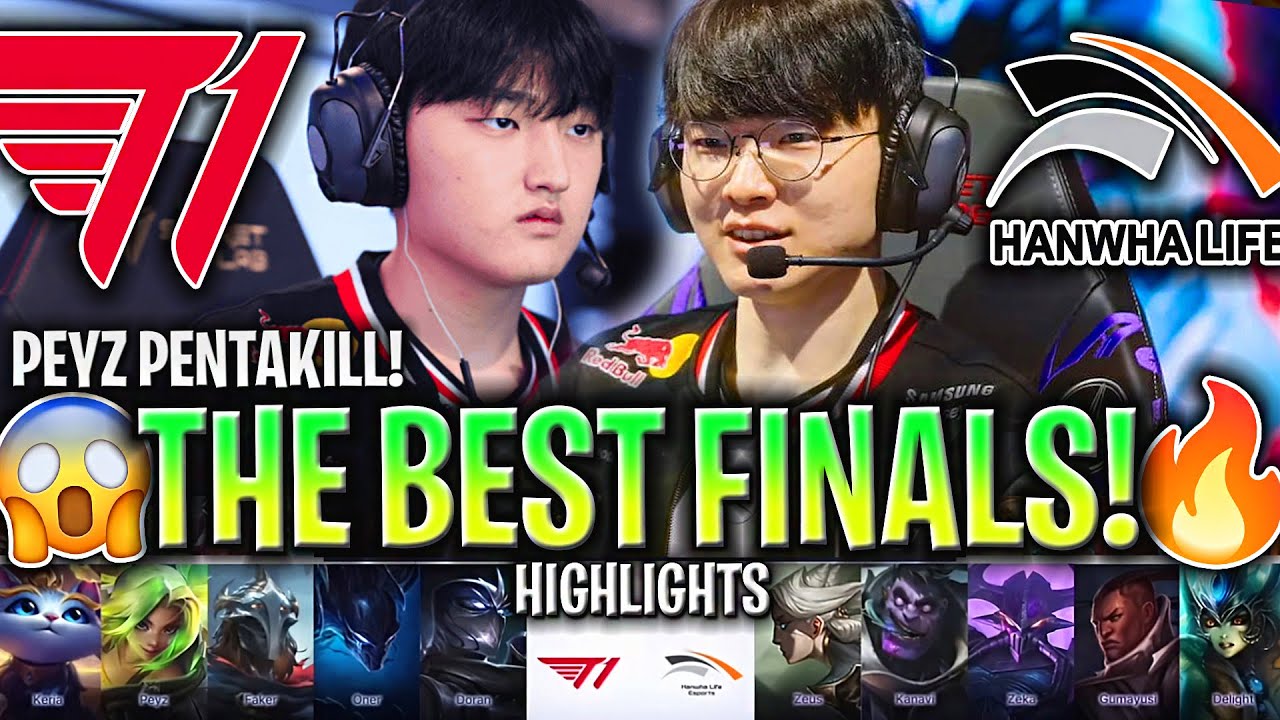 T1 in THE BEST FINALS EVER with PEYZ! 😱[ENGLISH]🔥 T1 vs HLE HIGHLIGHTS KESPA CUP 2025 FINAL