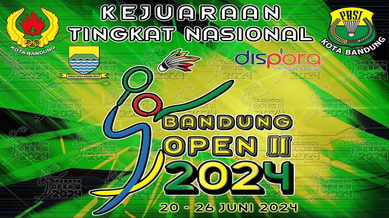 BULUTANGKIS BANDUNG OPEN II KEJUARAAN TINGKAT NASIONAL 2024