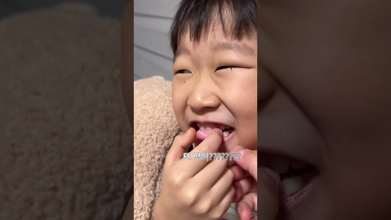 마이쮸로 이 뽑기 vs 치실로 이 뽑기