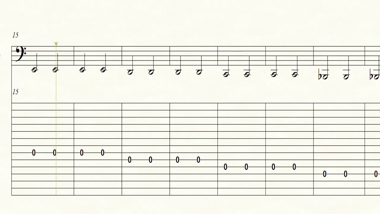 14-course Archlute basic tuning(A=440)