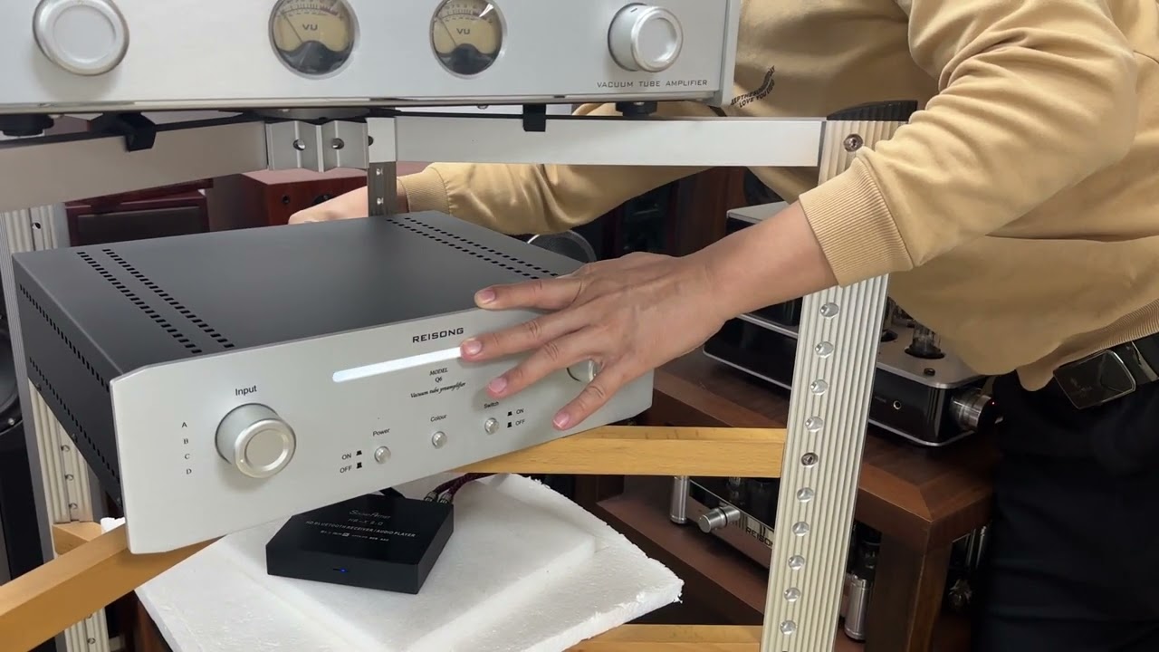 SoundArtist LS5/9 Monitor Speakers+Reisong Q6 M7 Preamplifier + Willsenton R8 KT88 Tube Amplifier
